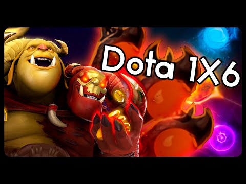 Multicasting Dagon + Hex AND THEN AGAIN!! Ogre Magi in Dota 1x6
