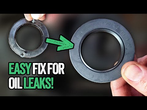 How-to Stop an Oil Leak : How-to Replace a Crankshaft Seal on a John Deere Zero Turn Lawn Mower