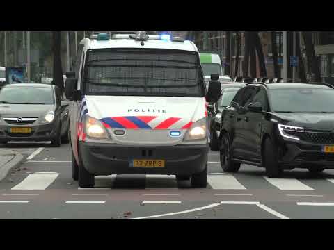 [Rijopleiding] ME politie Mobiele Eenheid met spoed door Rotterdam!