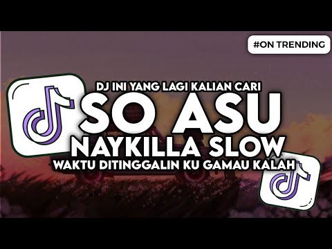 DJ SO ASU - WAKTU DITINGGALIN KU GAMAU KALAH NAYKILLA SLOW BASS VIRAL TIKTOK 2025