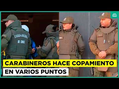 Carabineros realiza copamiento en diferentes puntos del país para reforzar seguridad