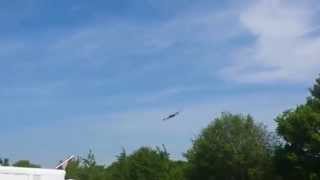 preview picture of video 'Avro Lancaster flypast - Eindhoven 5-5-2014'