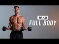 30 Min Full Body Dumbbell Workout At Home Build Muscle