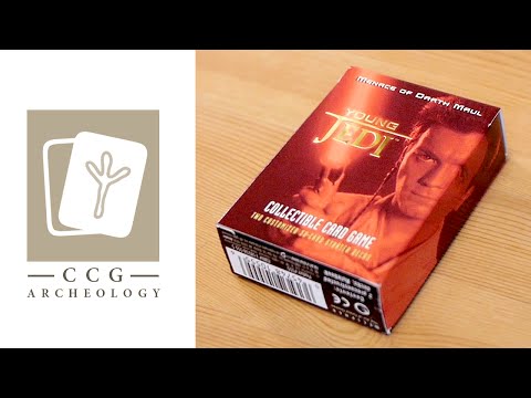 Young Jedi CCG Menace of Darth Maul Starer Deck Opening/Unboxing (YJCCG) - CCG Archeology 