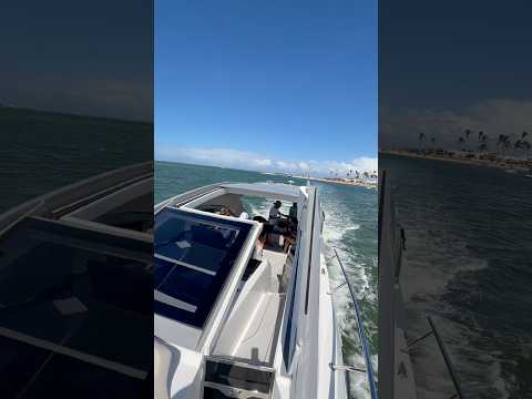 NX 41 HORIZON desfilando na Pária do GUNGA EM ALAGOAS 🚀🔥⚓️💙#nxboats #lanchas