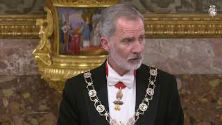 Intervención de Su Majestad el Rey en la cena de gala en honor del Sultán de Omán