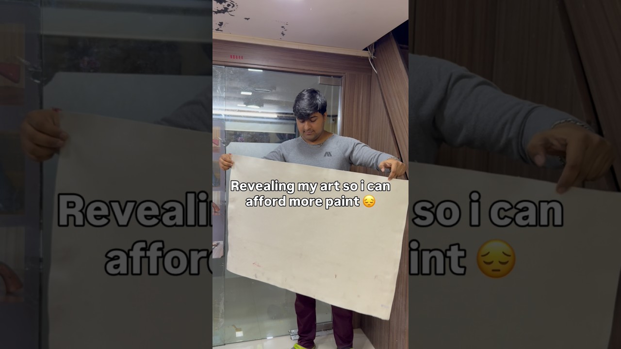 Revealing my art so i can afford more paint 😔 #art #painting #reveal #artist #artreveal