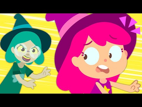 Look out! LITTLE WITCH’s mom has turned into an EVIL WITCH! - Witches Cartoons for Kids
