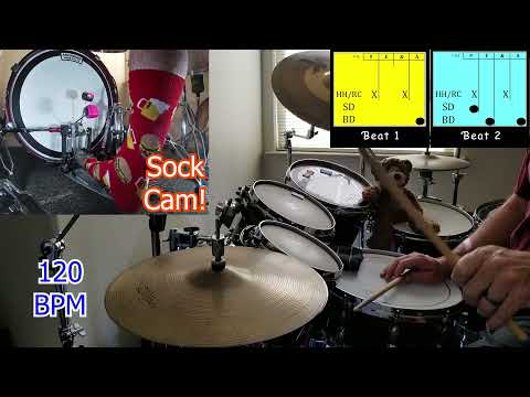 Bass Drum Hi Hat Coordinated Rhythm Revisited