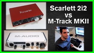 Video thumbnail for Focusrite Scarlett 2i2 vs M-Audio M-Track MKII by AleArzMusic