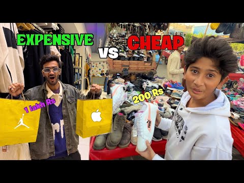 Cheapest vs Most Expensive Shopping Challenge