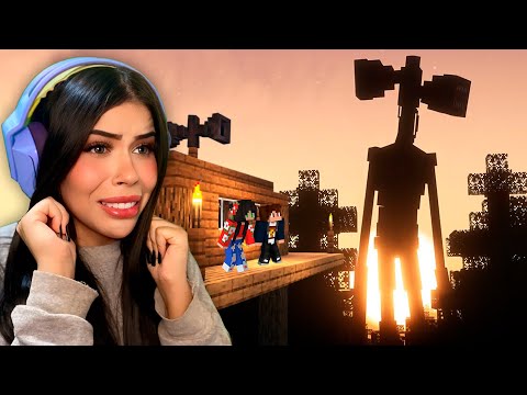 Two idiots found the Siren Head Dweller in Minecraft!!