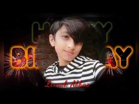 Happy Birthday Zeerak Abbas by Attash Abbas 31st January 2020.