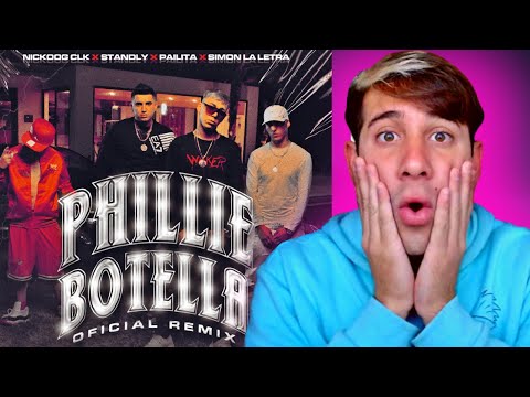 ARGENTINO REACCIONA a Phillie y Botella Rmx - Nickoog Clk Ft Simon La Letra , Standly , Pailita