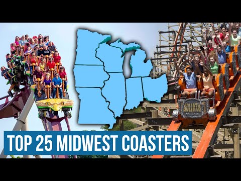 Top 25 Best Roller Coasters in the Midwest