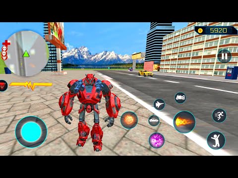 Prime Multiple Transformation Jet Robot 2020 - Robot Araba Oyunları #8 - Android Gameplay