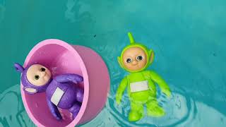 LEARNING COLORS Pool Tube Float with TELETUBBIES TOYS!