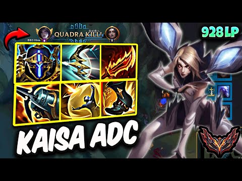 Kaisa vs Draven ADC ( QuadraKill ) Korea Grandmaster 928 LP | Patch 25.21