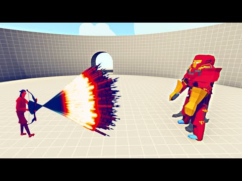 IRON MAN HULKBUSTER  vs EVERY GOD - Totally Accurate Battle Simulator TABS