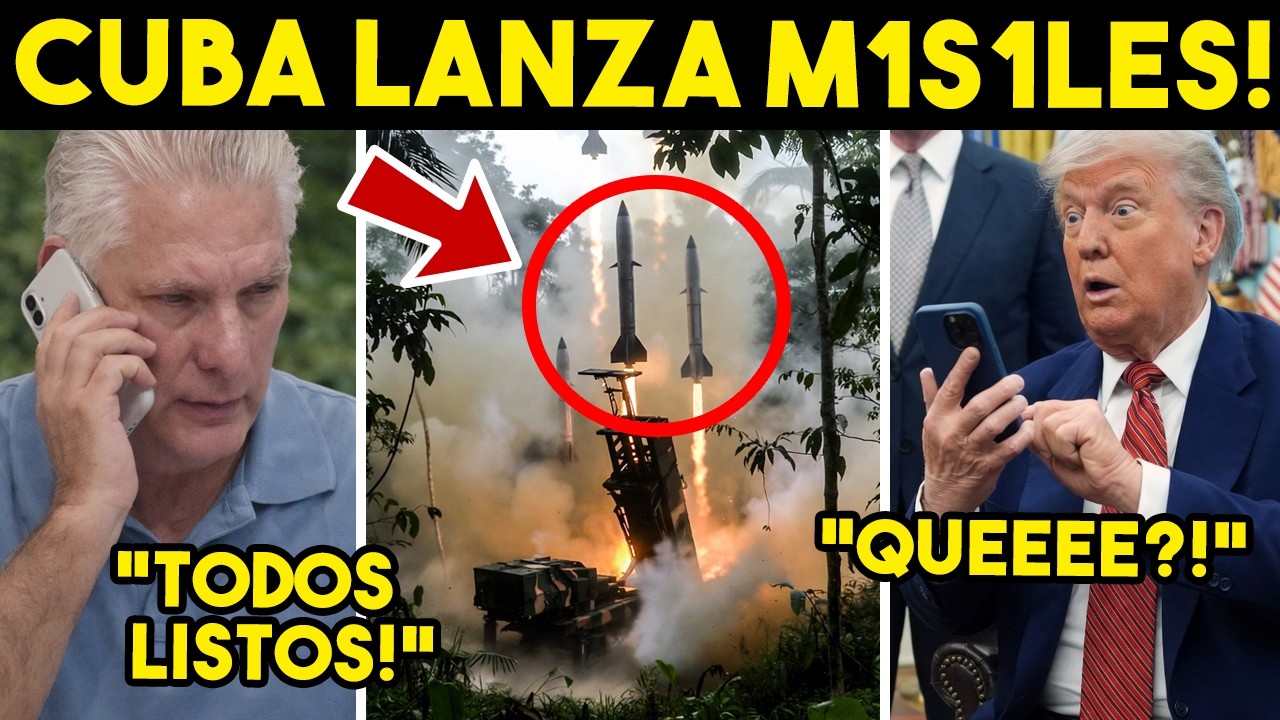 TRUMP HELADO! EFECTO IRAN: CUBA LANZA M1S1LES RUSOS, EU ALISTA 4T4QU3. NO LO PUEDEN CREER. HOY