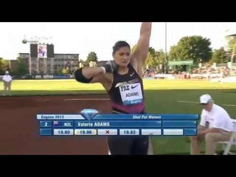 Womens Shot put IAAF Diamond League 2013 Eugene