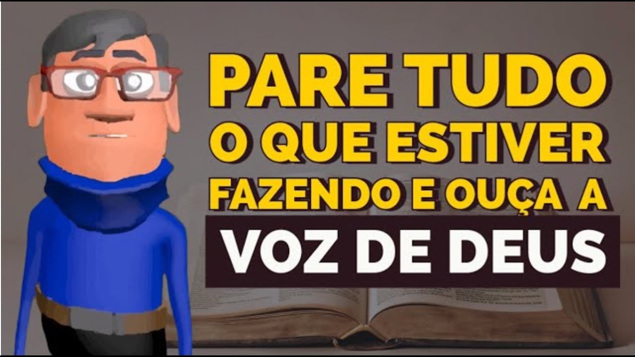 DEUS QUER FALAR COM VOCÊ E NÃO SABE MAIS COMO -  MINUTO COM DEUS HOJE