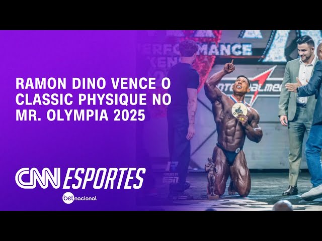 Ramon Dino conquista título inédito na Classic Physique | AGORA CNN