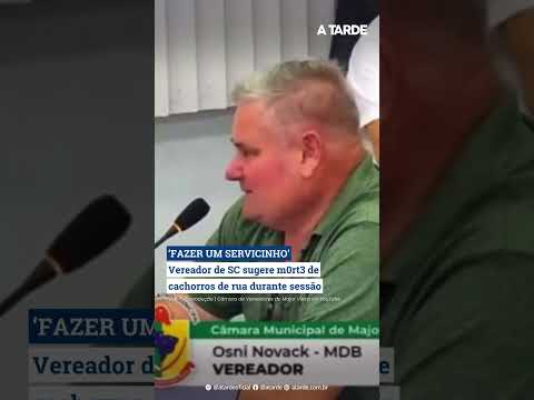 "Alguém tinha que fazer": Vereador defende extermínio de cães 😱 #JustiçaAnimal