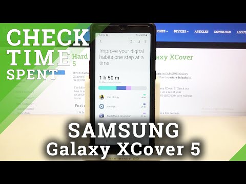 How to Check Total Screen Time in SAMSUNG Galaxy XCover 5 – Digital Wellbeing