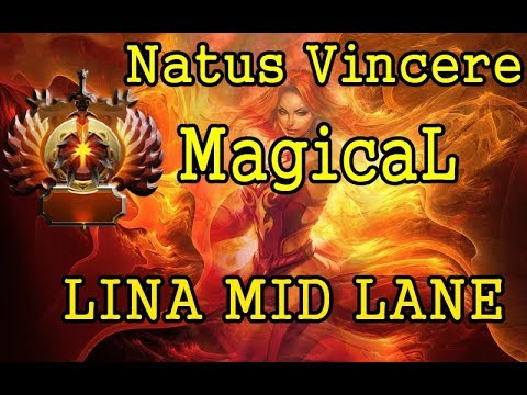 NAVI  MagicaL |  LINA MID LANE | TOP 50 EU RANK DOTA 2
