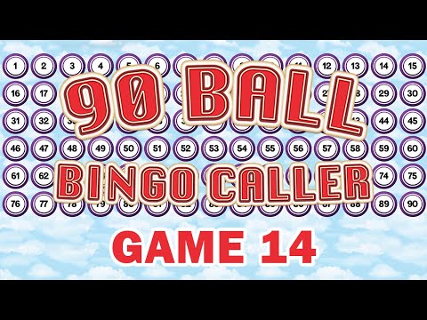 90 Ball Bingo Caller Game - Game 14