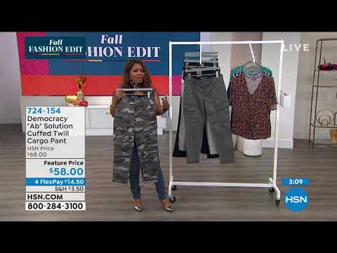 Democracy "Ab" Solution Cuffed Twill Cargo Pant