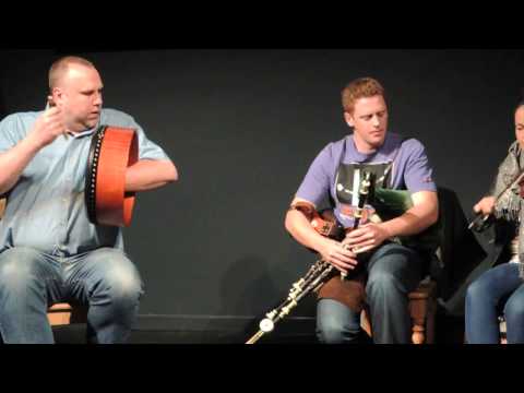 Rolf Wagels: Bodhrán; uilleann pipes, fiddle & accordion - Craiceann Bodhrán Festival 2013