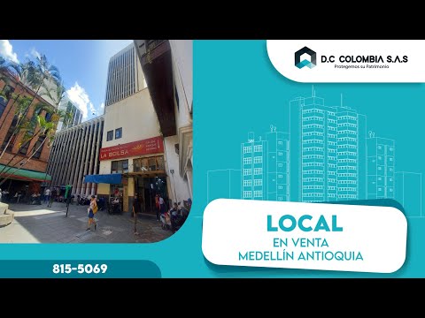 LOCAL EN VENTA EN MEDELLÍN - EDIFICIO LA BOLSA