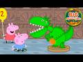 George Pig S Dinosaur Birthday Party With Peppa Family Adventures Full Episodes 17 Mins