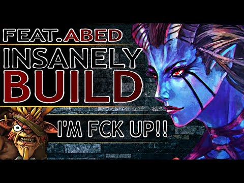 ABED QUEEN OF PAIN - INSANE BUILD DEFENSIVE ITEM FOR BRISTLE BACK DOTA 2 7.26c GAMEPLAY.