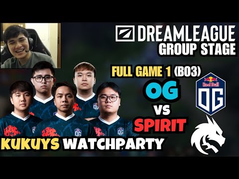 FULL GAME 1 | OG VS SPIRIT | KUKUYS WATCHPARTY | DREAMLEAGUE S27 GROUP STAGE
