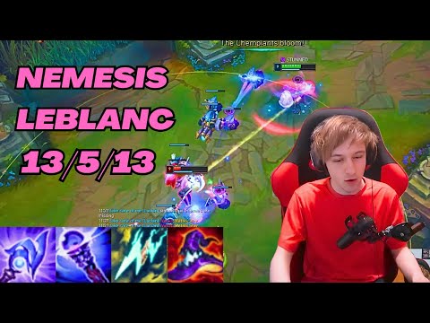 NEMESIS PLAYS LEBLANC VS SYNDRA MID |EUW GRANMASTER PATCH 13.12| [League of Legends] Full Gameplay