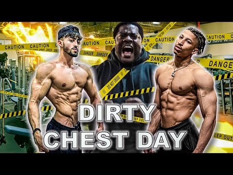 WREAKING HAVOC IN A COMMERCIAL GYM|CHEST DAY