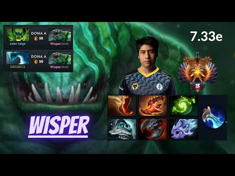 WISPER - TIDEHUNTER [OFFLANE][7.33e]