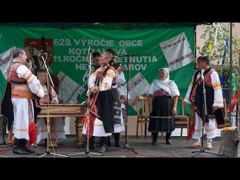 Ľudová hudba Jara Hazlingera - Ján Babic a Anna Klimová - Kotmanová 13.7.2022