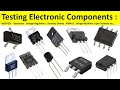 Electronic Components Testing Using Multimeter Part 2 MOSFET Transistor Voltage Regulator