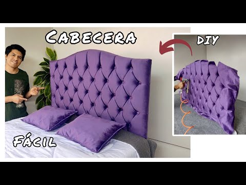 Como hacer CABECERA CAPITONE /Facil Tutorial completo y explicado.