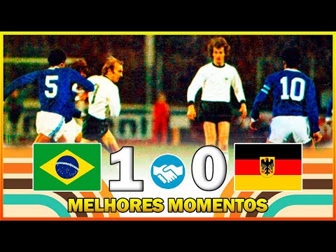 BRASIL 1 X 0 ALEMANHA OCIDENTAL ● MELHORES MOMENTOS ● AMISTOSO 1978