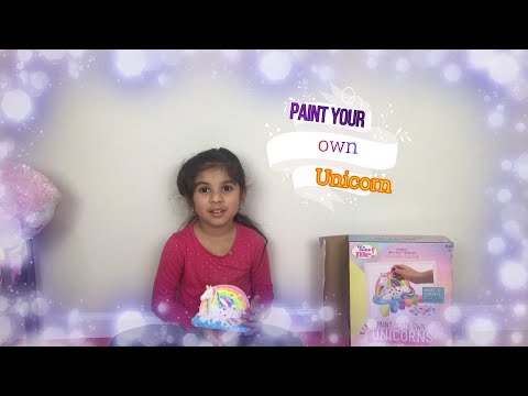 DIY Colorful + Rainbow Unicorn Horse | how to Paint your own unicorn Amy's happy world | fun unicorn