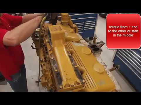 3406 CAT Caterpillar Aftercooler installation