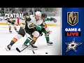 Dallas Stars vs. Vegas Golden Knights | Live Action | Game 4 | Stanley Cup Playoffs