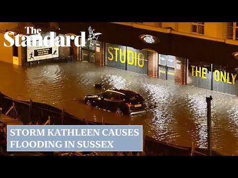 UK weather: Storm Kathleen causes flooding with emergency service launching rescue operations