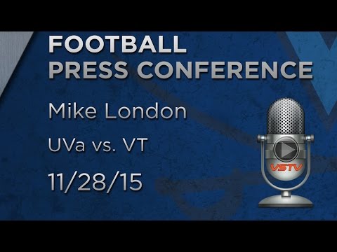 FOOTBALL: Virginia vs. Virginia Tech Postgame