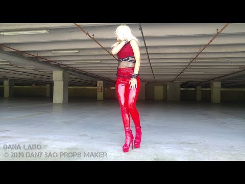 DANA LABO catwalk show with new collection, leggings and summer boots